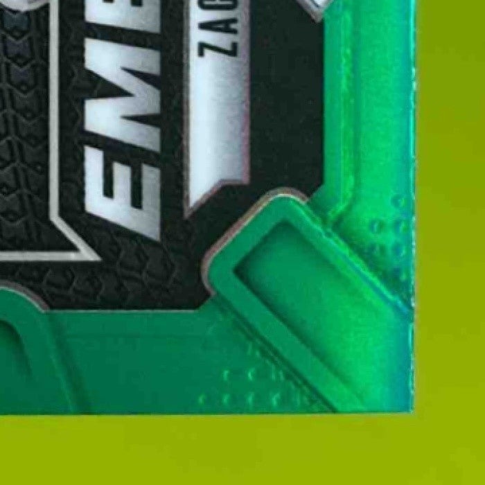 2024-25 Panini Prizm Zaccharie Risacher Emergent Green #6 RC Atlanta Hawks
