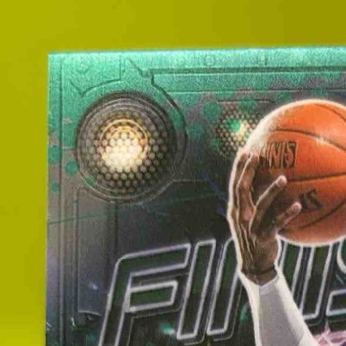 2025-26 Topps Chrome Allen Iverson Sleek Finishers Aqua /199 Philadelphia 76ers