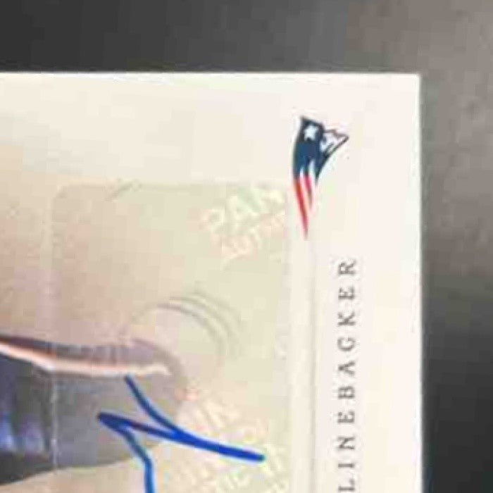 2011 Panini Prime Signatures Jerod Mayo Auto Bronze /39 #87 New England Patriots