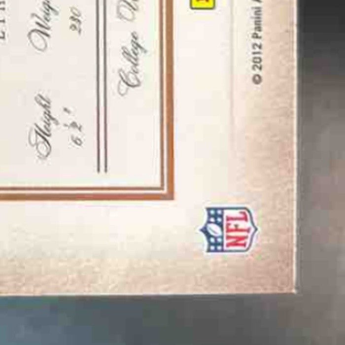 2011 Panini Prime Signatures Jerod Mayo Auto Bronze /39 #87 New England Patriots