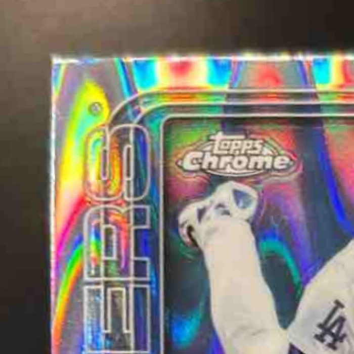 2025 Topps Chrome Yoshinobu Yamamoto RayWave #179 Los Angeles Dodgers