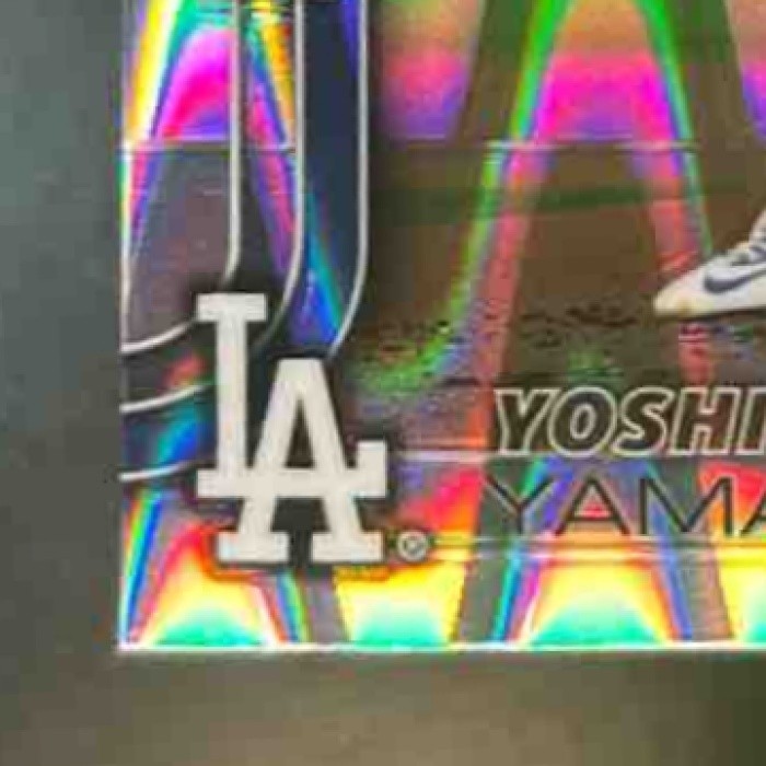 2025 Topps Chrome Yoshinobu Yamamoto RayWave #179 Los Angeles Dodgers