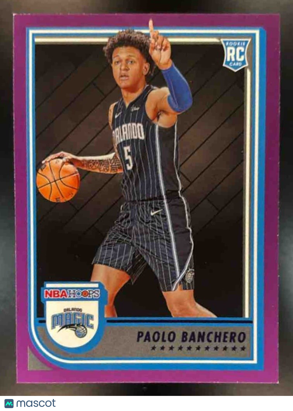 2022-23 Panini Hoops Paolo Banchero Purple #231 RC Orlando Magic