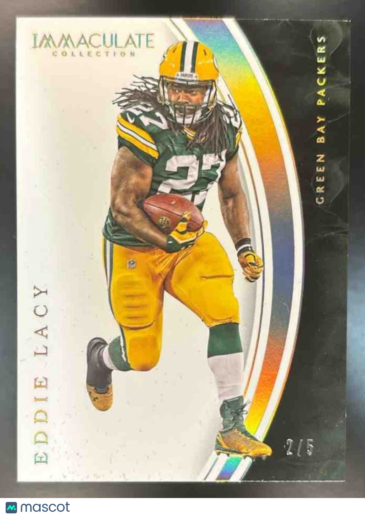 2016 Panini Immaculate Collection Eddie Lacy Gold /5 #71 Green Bay Packers