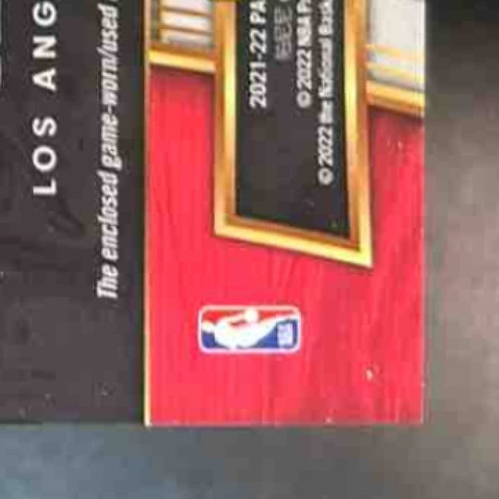 2021-22 Panini Select Paul George Selective Swatches MEM Los Angeles Clippers