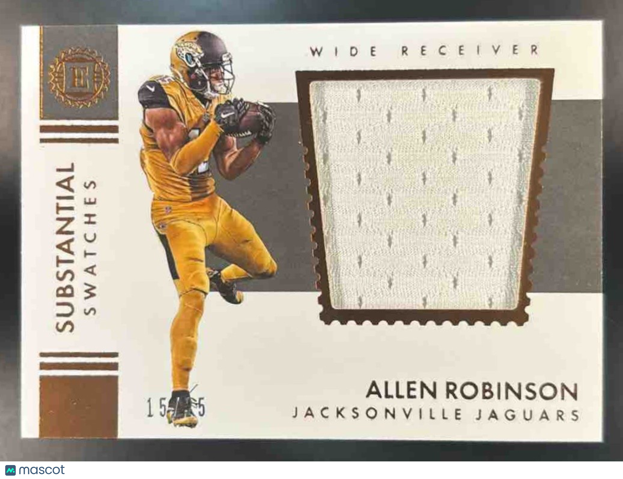 2016 Panini Encased Allen Robinson Substantial Swatches /25 #21 MEM Jaguars