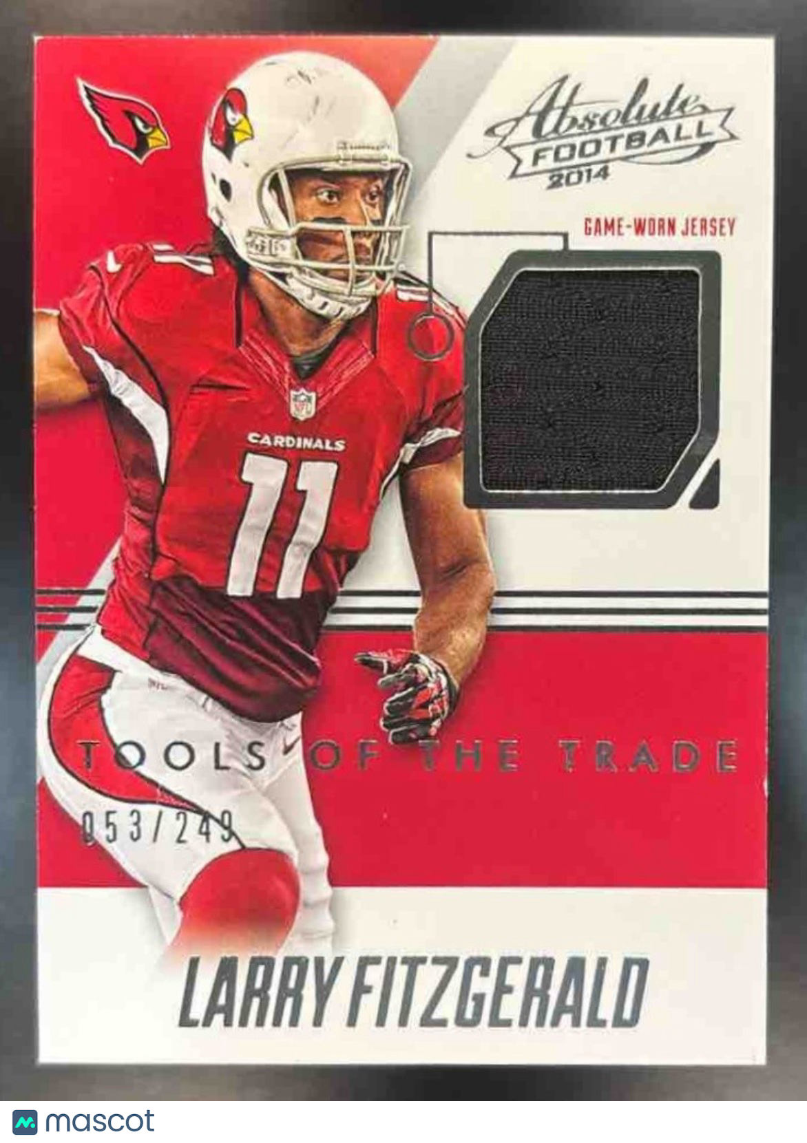 2014 Panini Absolute Larry Fitzgerald Tools of the Trade /249 Arizona Cardinals