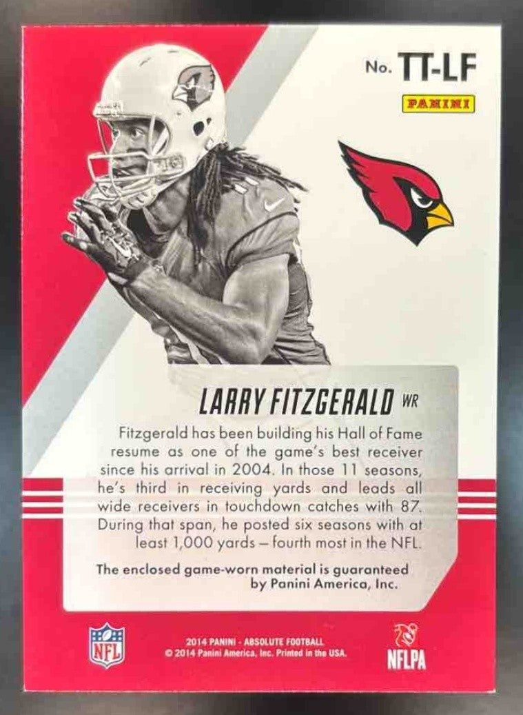2014 Panini Absolute Larry Fitzgerald Tools of the Trade /249 Arizona Cardinals