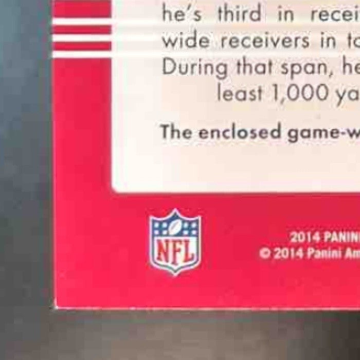 2014 Panini Absolute Larry Fitzgerald Tools of the Trade /249 Arizona Cardinals