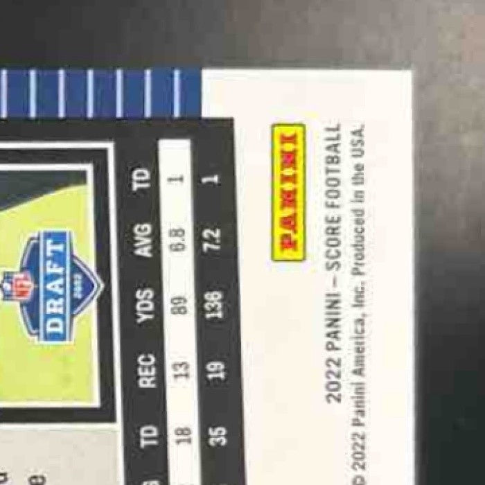 2022 Panini Score Kenneth Walker III Gold #329 RC Seattle Seahawks