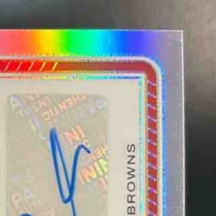 2025 Panini Prizm Shedeur Sanders Rookie Auto Silver #302 RC Cleveland Browns