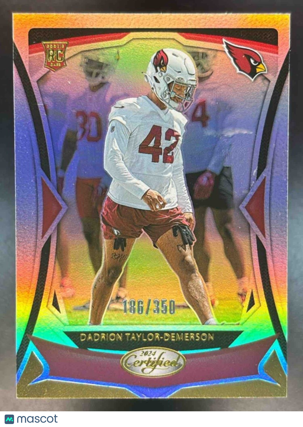 2024 Panini Certified Dadrion Taylor-Demerson /350 #178 RC Arizona Cardinals