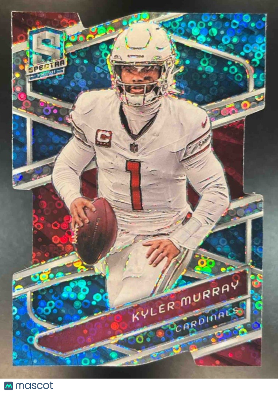2024 Panini Spectra Kyler Murray Neon Blue Die-Cut /50 #9 Arizona Cardinals
