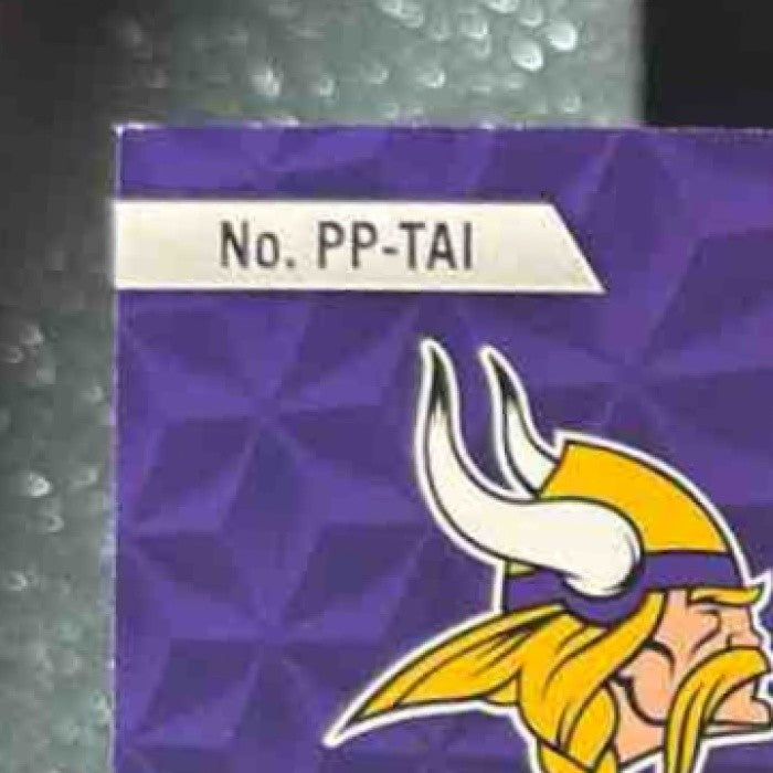 2025 Panini Donruss Elite Tai Felton Pen Pals Horizontal Auto Minnesota Vikings