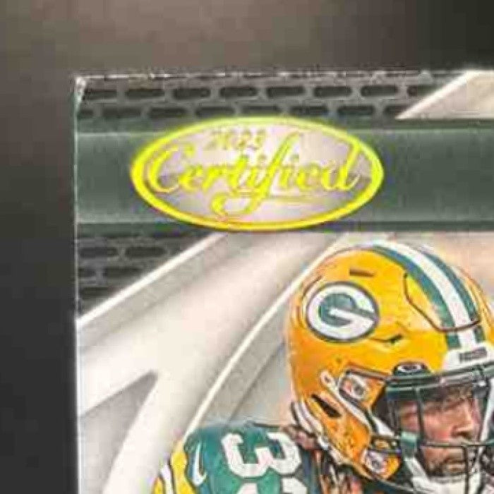 2023 Panini Certified Aaron Jones Piece of the Game Gold /25 MEM Packers
