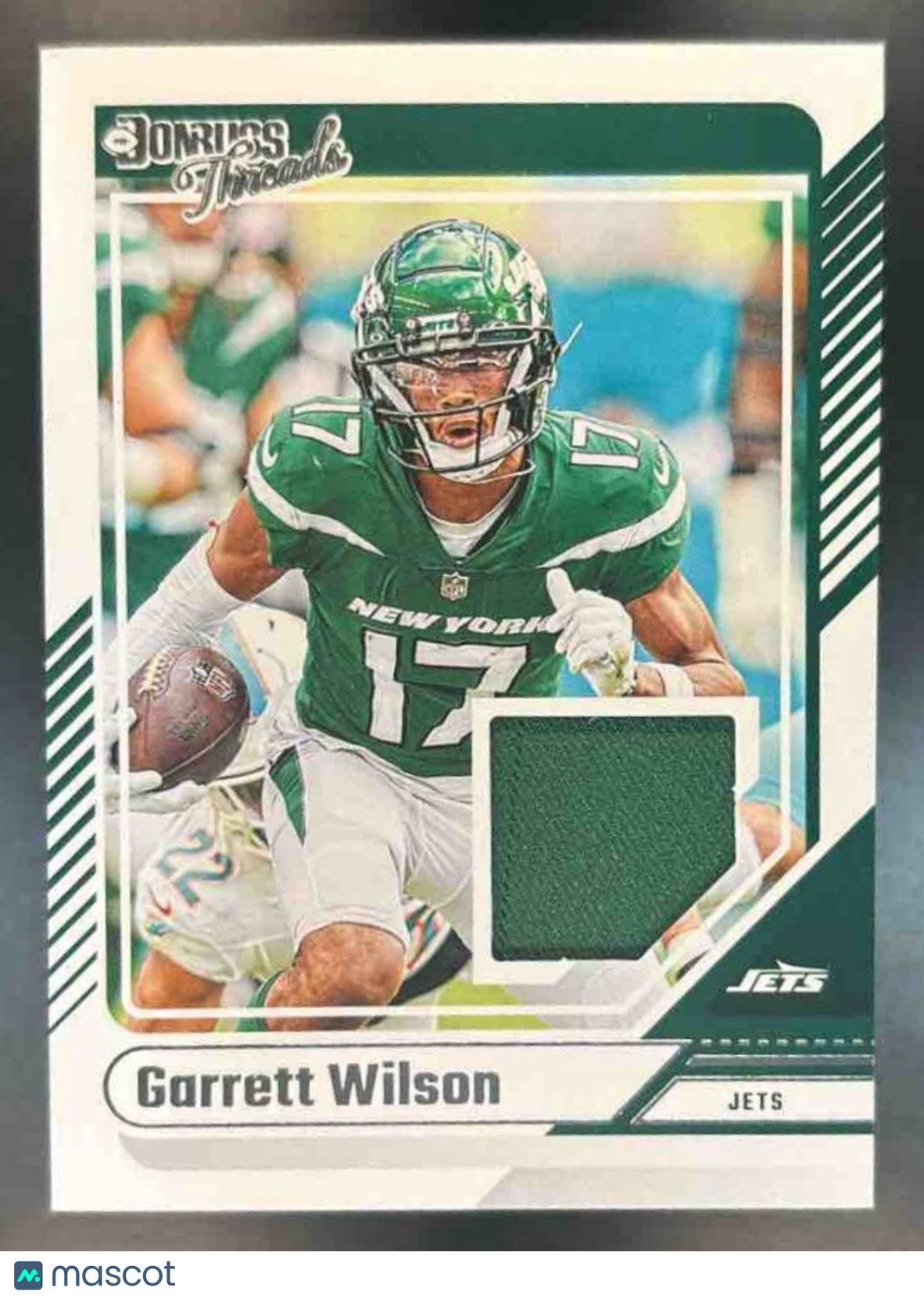 2024 Panini Donruss Garrett Wilson Threads MEM New York Jets