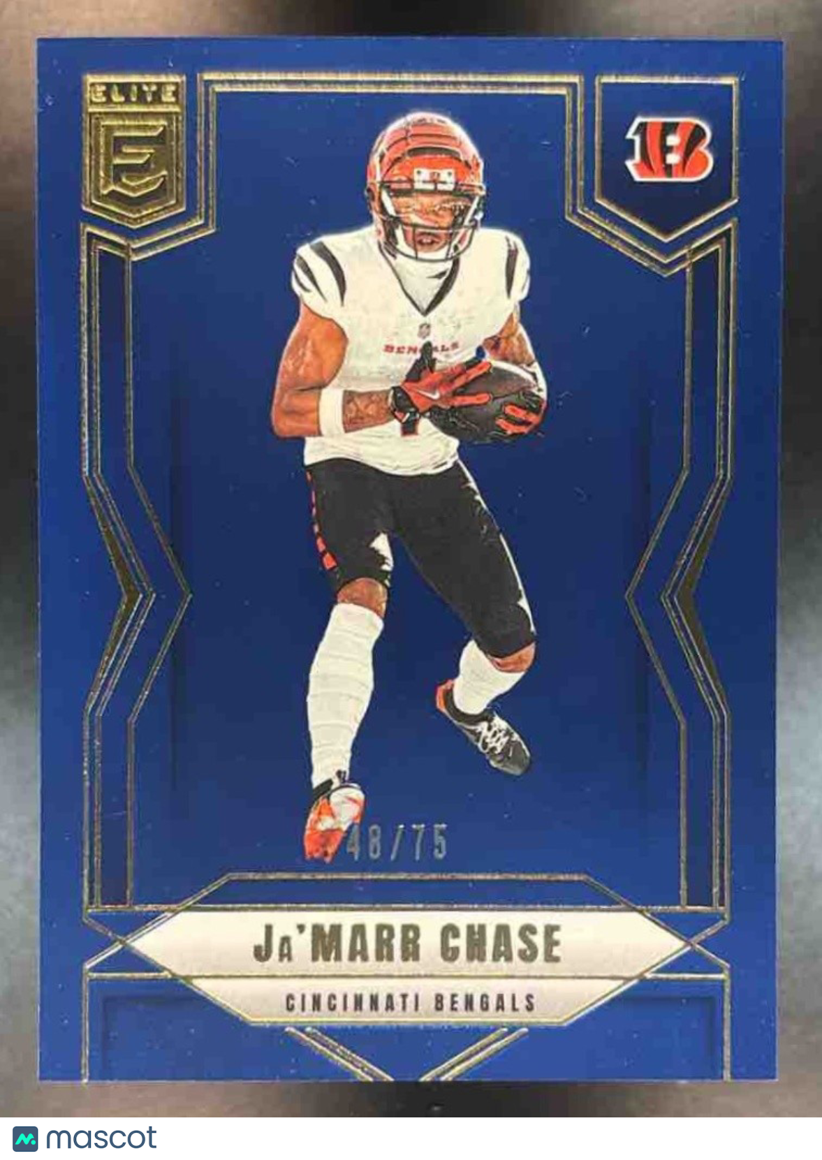 2025 Panini Donruss Elite Ja'Marr Chase Blue /75 #63 Cincinnati Bengals