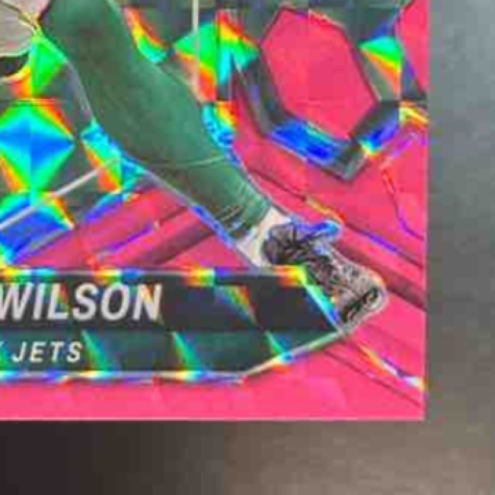2024 Panini Mosaic Garrett Wilson Pink Fluorescent Prizm /10 #171 New York Jets