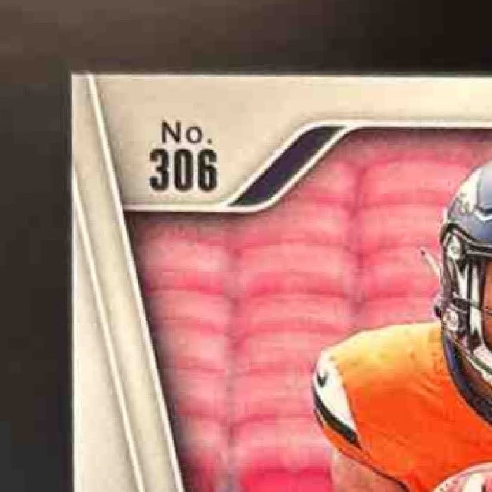 2024 Panini Prizm Audric Estime Auto Silver #306 RC Denver Broncos