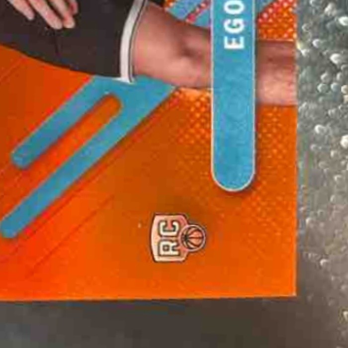 2025-26 Topps Finest Egor Demin Common Orange Refractor /25 #8 RC Brooklyn Nets