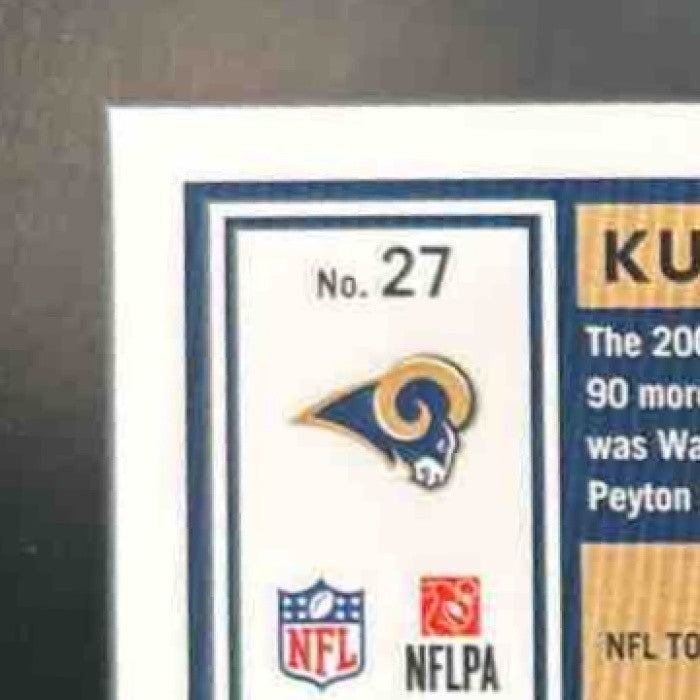 2025 Panini Donruss Optic Kurt Warner Rocket Prizm #27 St. Louis Rams