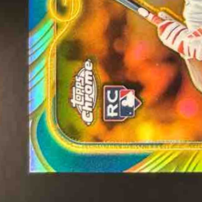 2024 Topps Gilded Collection Luis Matos Chrome Blue-Gold Auto /50 Giants