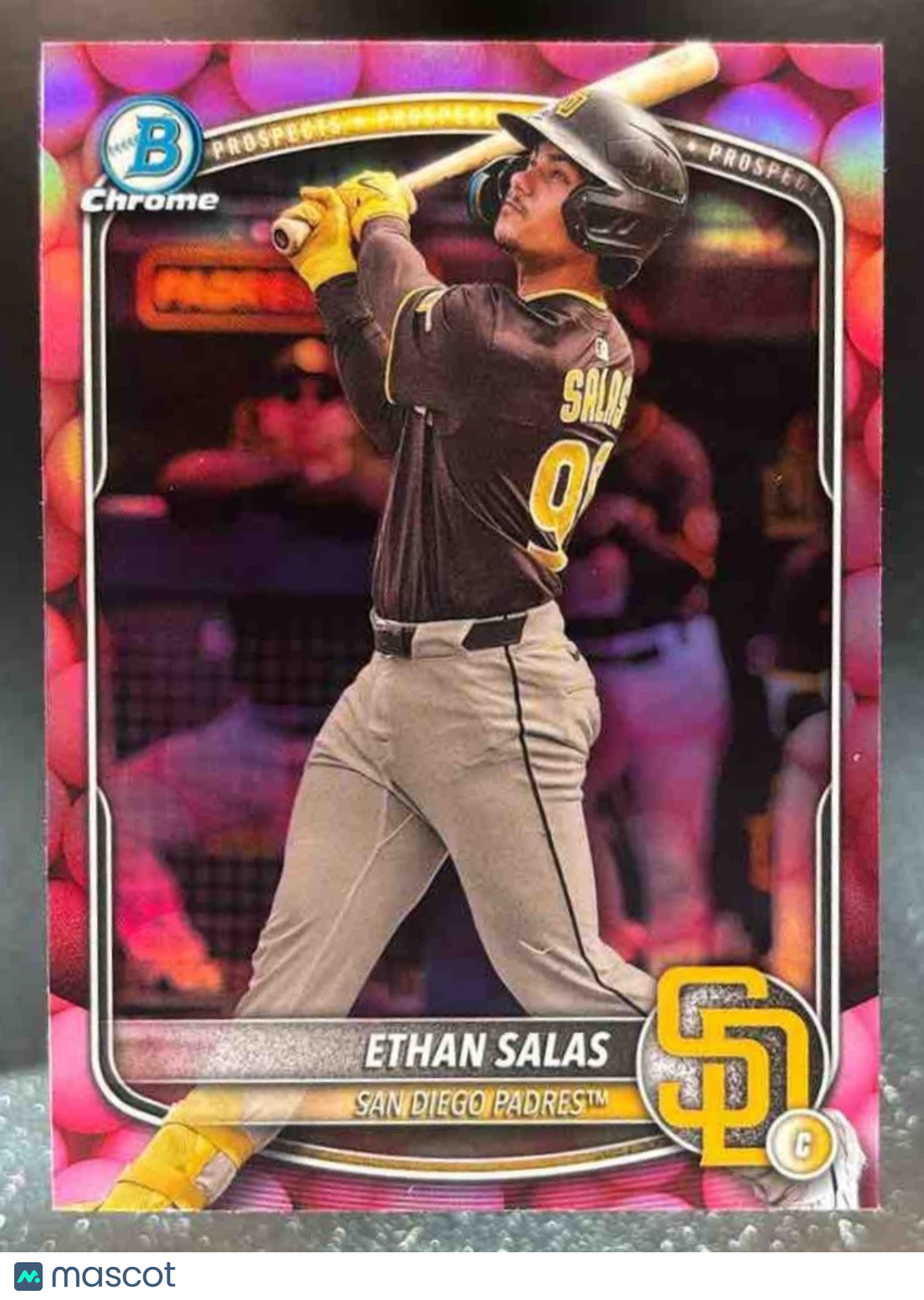 2025 Bowman Chrome Ethan Salas Prospects Gum Ball Refractor #BCP-169 Padres