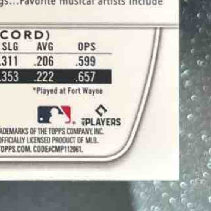 2025 Bowman Chrome Ethan Salas Prospects Gum Ball Refractor #BCP-169 Padres