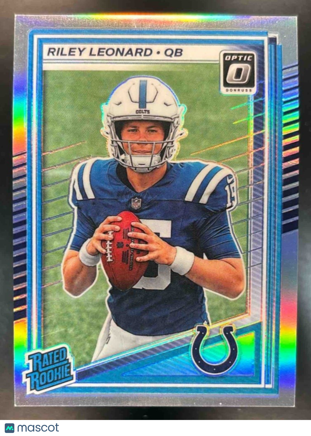 2025 Panini Donruss Optic Riley Leonard Holo Prizm #255 Indianapolis Colts