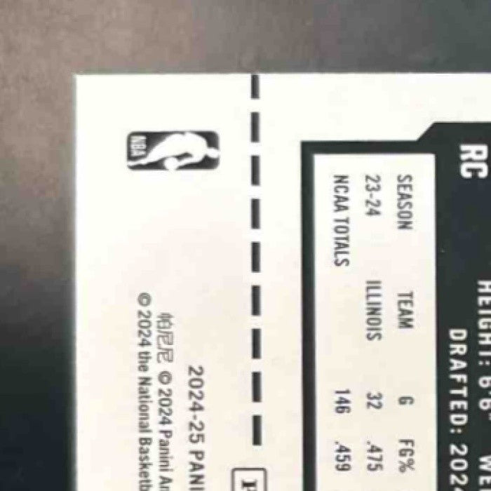2024-25 Panini Hoops Terrence Shannon Jr. Yellow #257 RC Minnesota Timberwolves