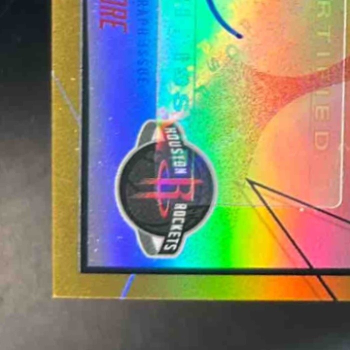 2025-26 Topps Finest Cam Whitmore Auto Gold Refractor /50 Houston Rockets