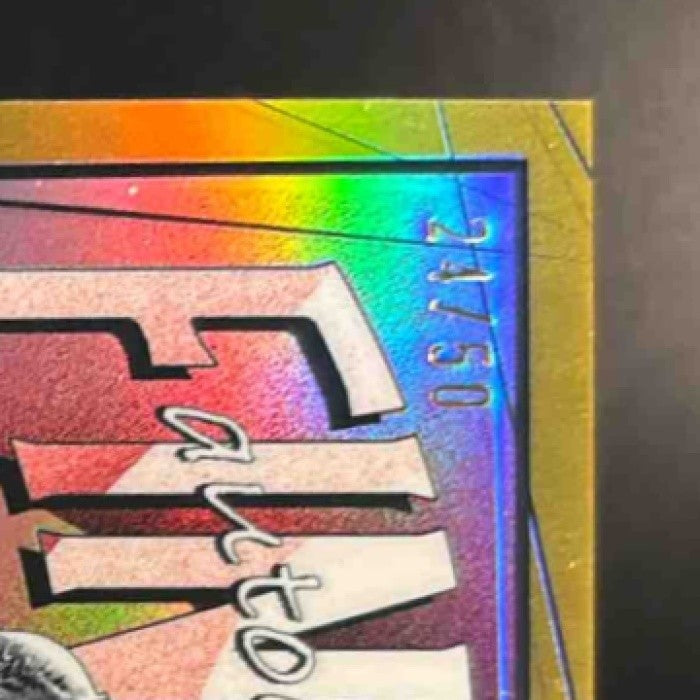 2025-26 Topps Finest Cam Whitmore Auto Gold Refractor /50 Houston Rockets