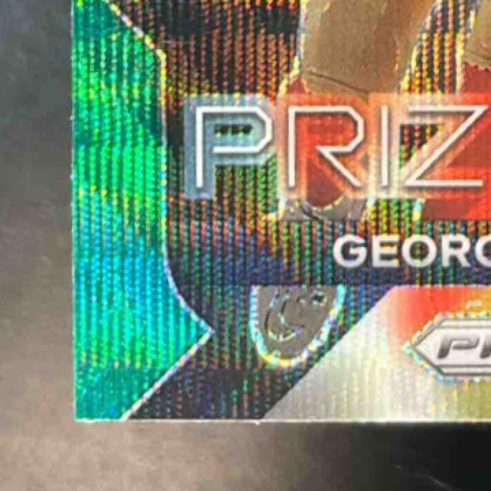 2023 Panini Prizm George Kittle Prizmatic Green Wave #18 San Francisco 49ers