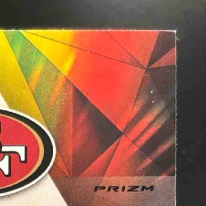 2023 Panini Prizm George Kittle Prizmatic Green Wave #18 San Francisco 49ers