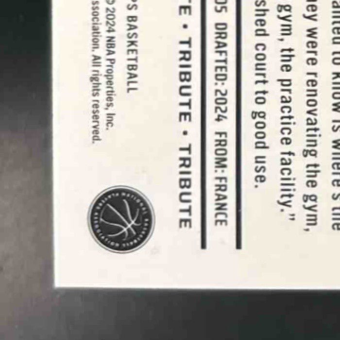 2024-25 Panini Hoops Tidjane Salaun Teal Explosion #292 RC Charlotte Hornets