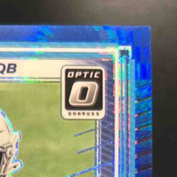 2025 Panini Donruss Optic Riley Leonard Blue Hyper Prizm #255 Indianapolis Colts