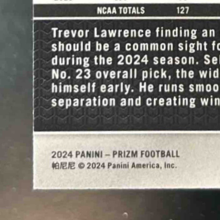 2024 Panini Prizm Brian Thomas Jr. Silver #314 RC Jacksonville Jaguars