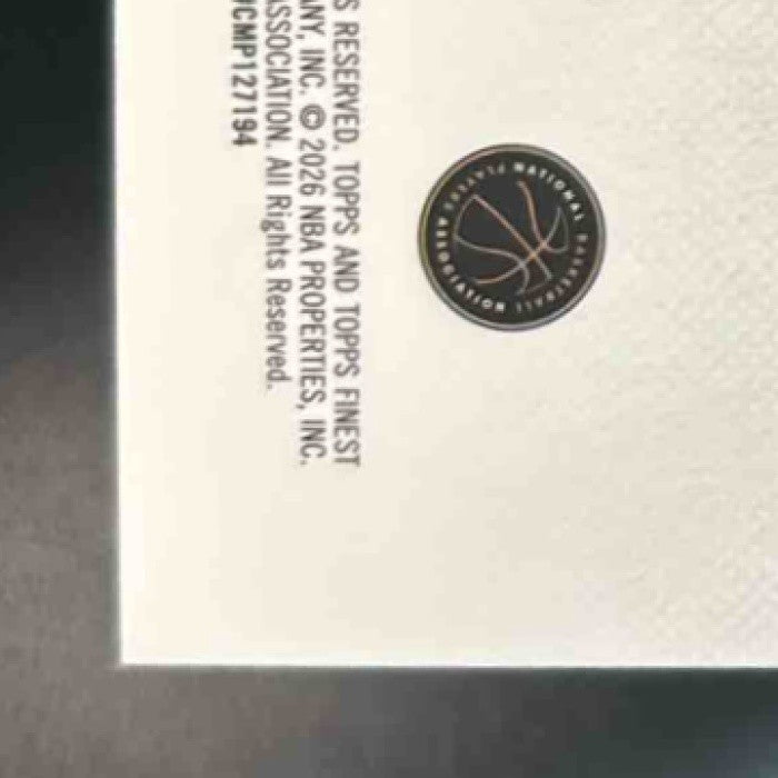 2025-26 Topps Finest Adou Thiero Refractor #125 RC Los Angeles Lakers