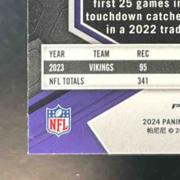 2024 Panini Mosaic T.J. Hockenson Genesis Prizm #145 Minnesota Vikings