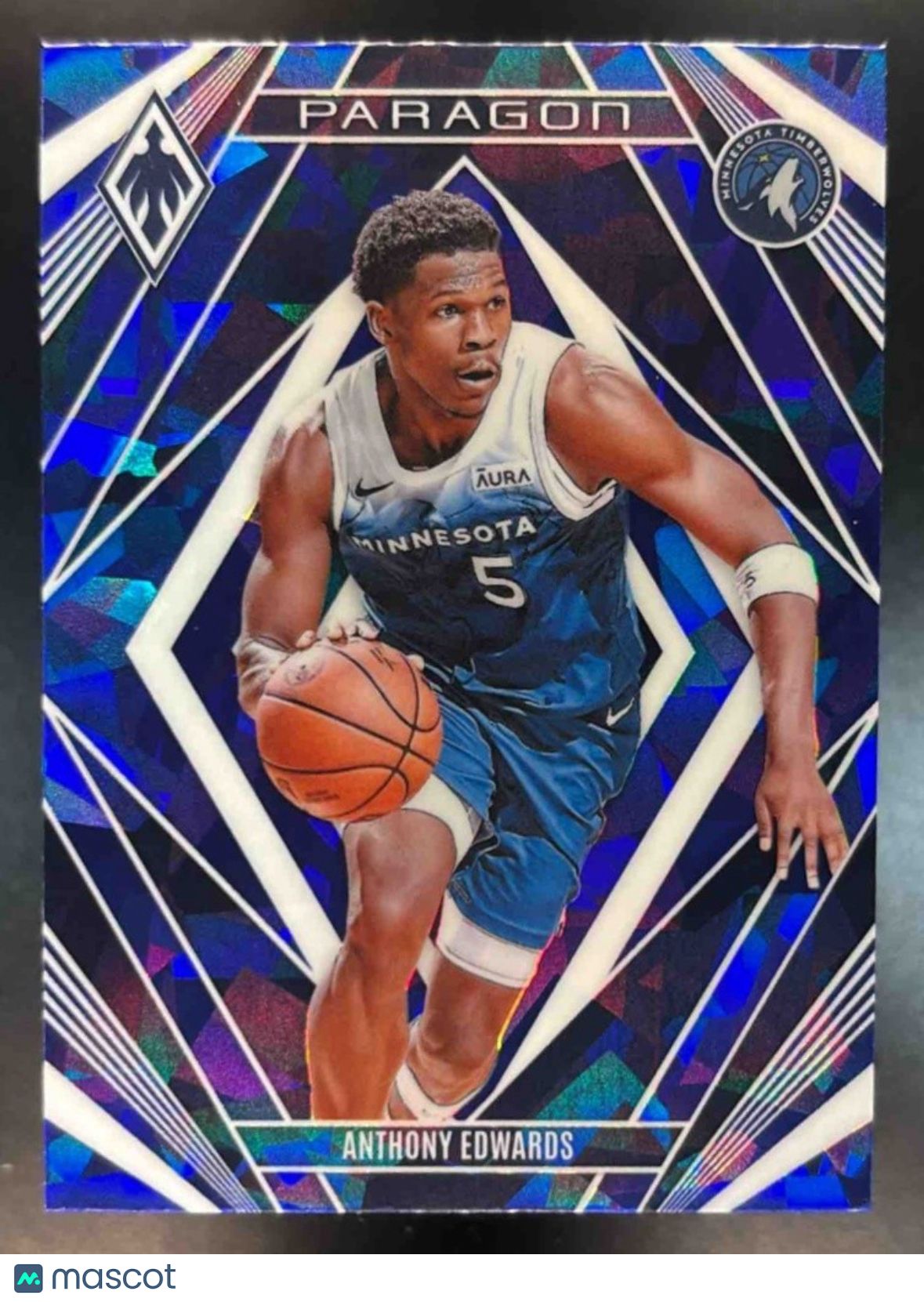 2023-24 Phoenix Anthony Edwards Paragon Blue Ice #9 Minnesota Timberwolves