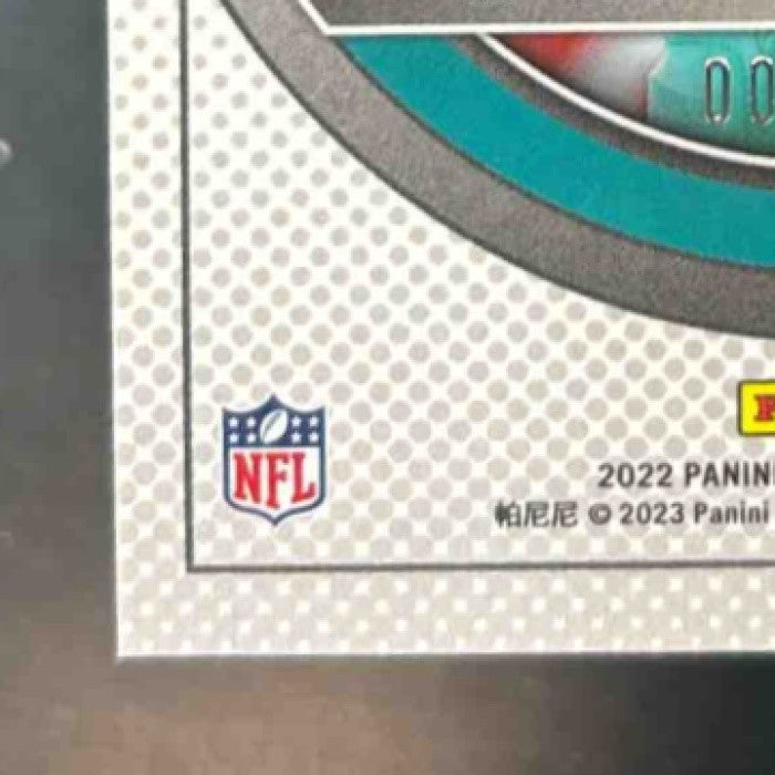 2022 Panini Obsidian Jaylen Waddle Equinox Gear 1/100 BOOK END Miami Dolphins