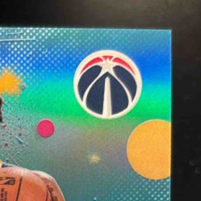 2025-26 Topps Finest Tre Johnson III Sky Blue /350 #6 RC Washington Wizards