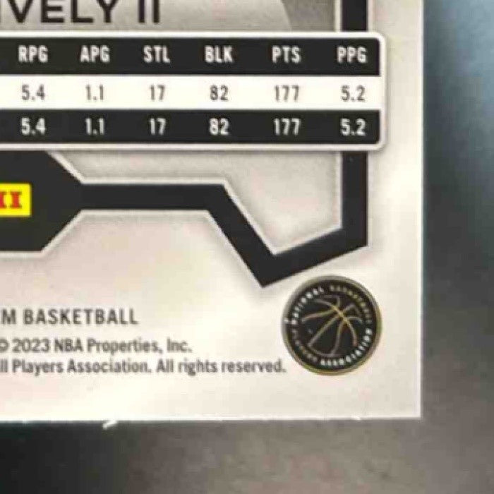2023-24 Panini Prizm Dereck Lively II Prizms Silver #163 RC Dallas Mavericks