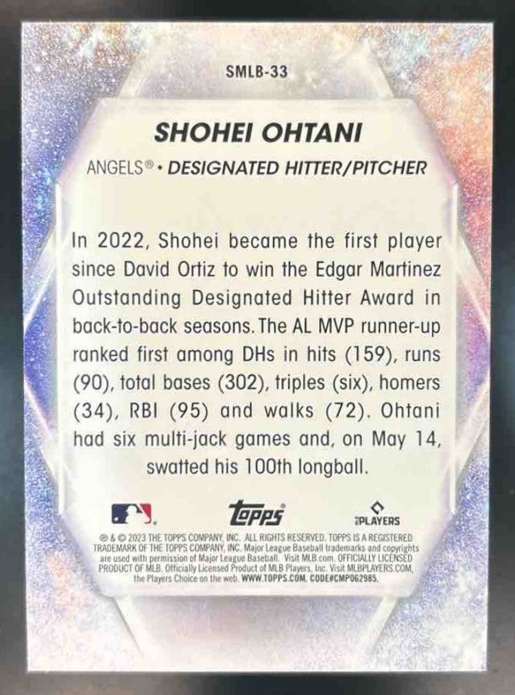 2023 Topps Shohei Ohtani Stars of MLB #SMLB-33 Los Angeles Angels