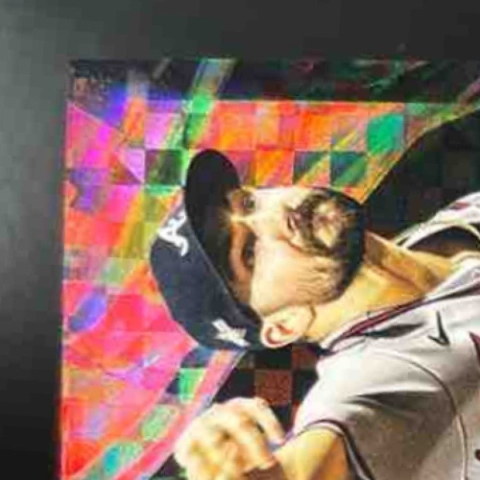 2024 Topps Finest Spencer Strider Purple Checkerboard /99 #181 Atlanta Braves
