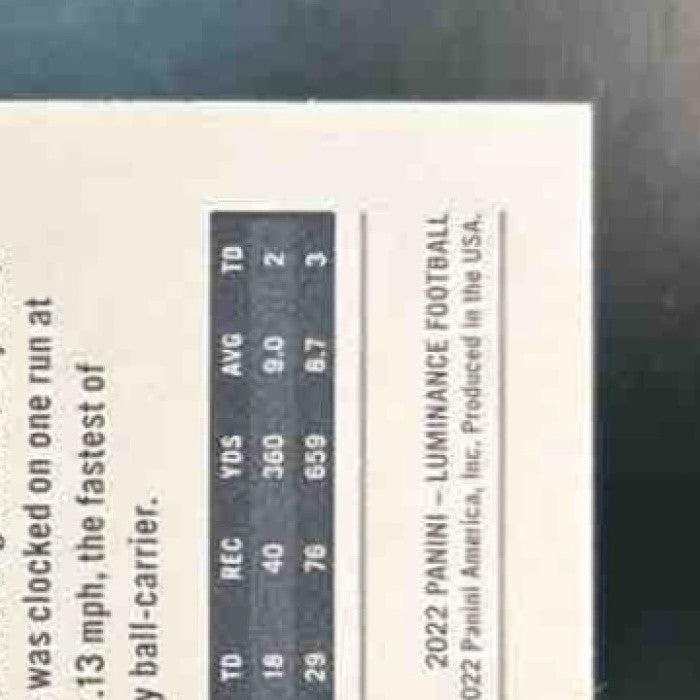 2022 Panini Luminance Jonathan Taylor Gold /249 #34 Indianapolis Colts
