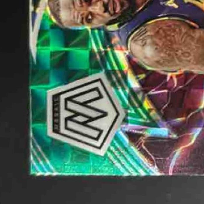 2023-24 Panini Mosaic LeBron James Thunder Road Green #9 Los Angeles Lakers