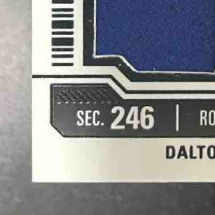 2023 Panini Contenders Dalton Kincaid Rookie Ticket Swatches RC Buffalo Bills