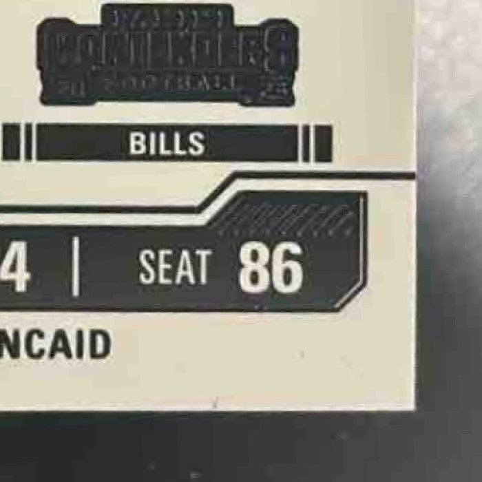 2023 Panini Contenders Dalton Kincaid Rookie Ticket Swatches RC Buffalo Bills