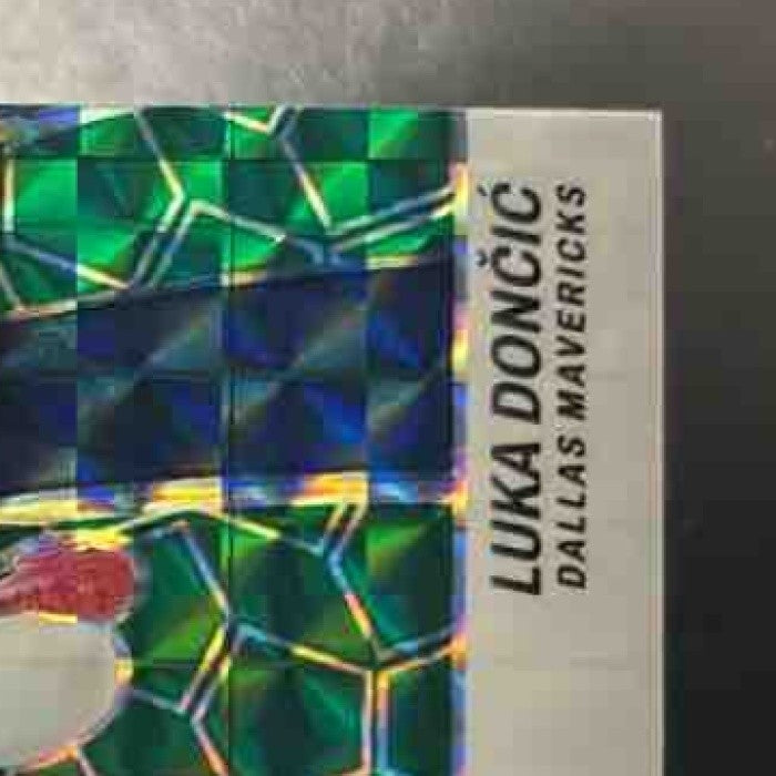 2023-24 Panini Mosaic Luka Doncic Elevate Mosaic Green #2 Dallas Mavericks